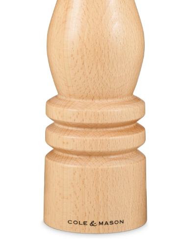 Cole & Mason The London Collection Salt Mill – Natural Beech – 12" / 30 cm by Kitchen Niche