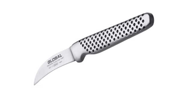 Global Peeling Knife 6cm / 2.5" Curved Blade Forged Global by Kitchen Niche