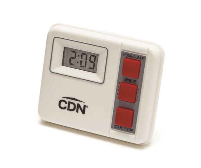 CDN 20-Hour Digital Kitchen Timer - White