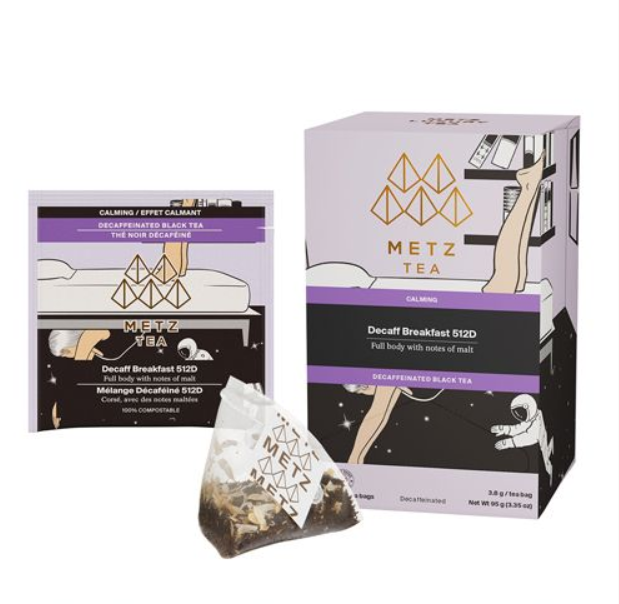 Metropolitan Tea Metz Decaff Breakfast Tea – Box of 25 Teabags