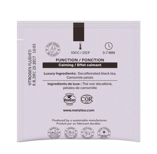 Metropolitan Tea Metz Decaff Breakfast Tea – Box of 25 Teabags