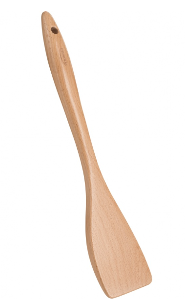 Trudeau Beechwood Solid Spatula – 12" Trudeau by Kitchen Niche