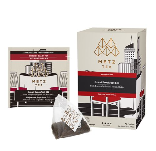 Metropolitan Tea Metz Grand Breakfast Tea – Box of 25 Teabags