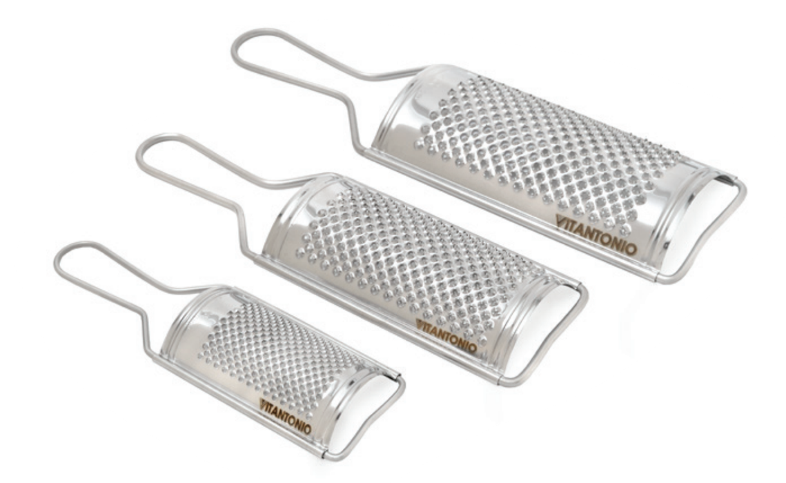 Vitantonio Stainless Steel Flat Cheese Grater – 16cm
