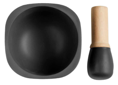 Emile Henry Mortar & Pestle – Truffle Black (Truffe) – 15 x 15.8 x 9.6 cm – 0.9 L Emile Henry by Kitchen Niche