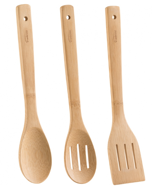 Trudeau Bamboo Kitchen Tools – Set of 3 Trudeau by Kitchen Niche