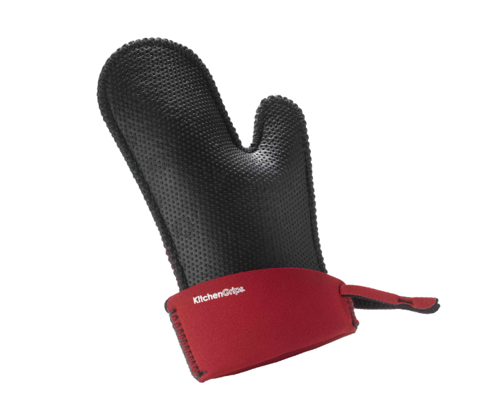 Kitchen Grips Chef Heat Resistant Mitt Small Cherry Black