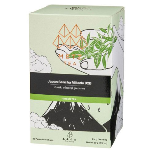 Metropolitan Tea Metz Japan Sencha Mikado Tea – Box of 25 Teabags