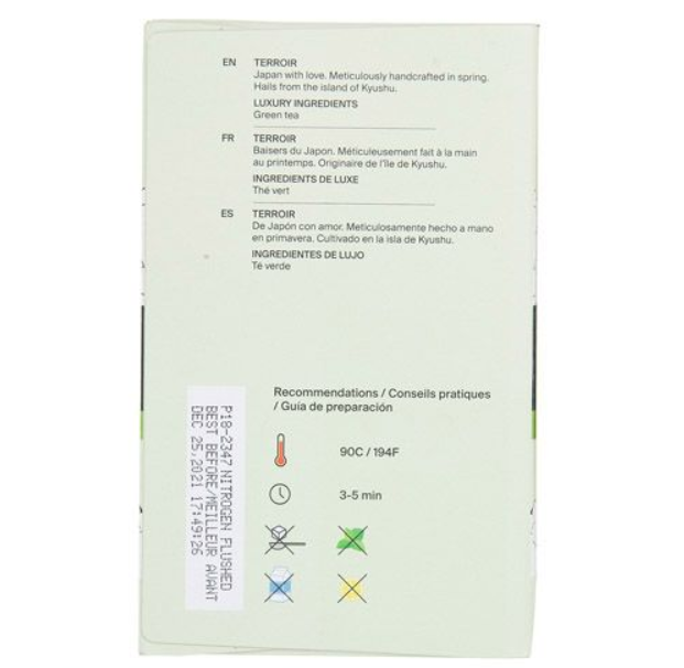 Metropolitan Tea Metz Japan Sencha Mikado Tea – Box of 25 Teabags