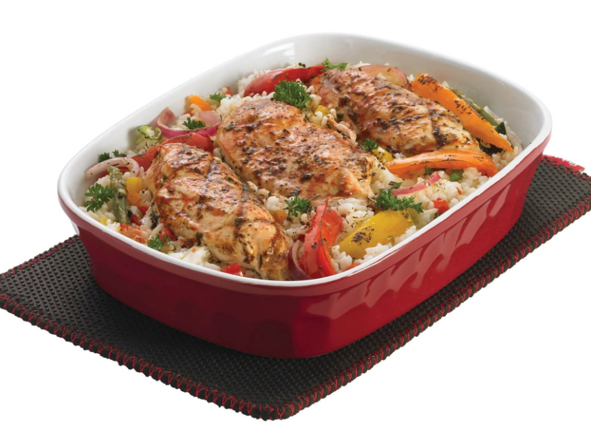 Kitchen Grips Heat Resistant Trivet Rectangular Black
