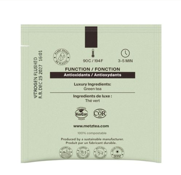 Metropolitan Tea Metz Japan Sencha Mikado Tea – Box of 25 Teabags