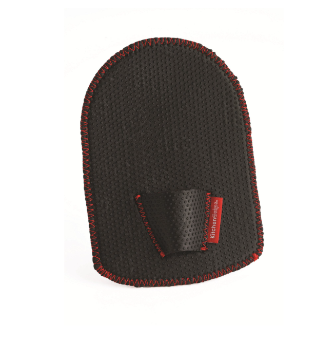 Kitchen Grips Heat Resistant Pot Grabber with Finger Loop Black