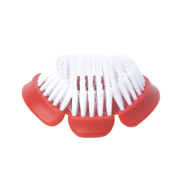 Cuisipro Vegetable Cleaning Brush – Soft Bristles – 3.5" / 8.6 cm – Red Cuisipro by Kitchen Niche