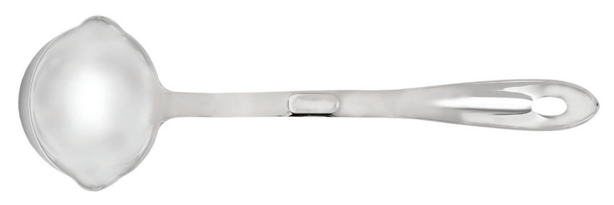 Vitantonio Heavy 18/10 Stainless Steel Double Spouted Ladle – 33cm/11cm