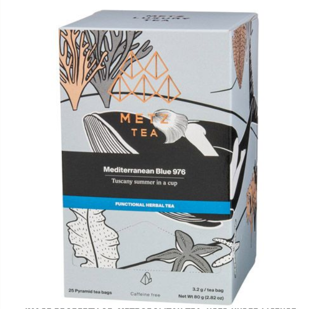 Metropolitan Tea Metz Mediterranean Blue Tea – Box of 25 Teabags