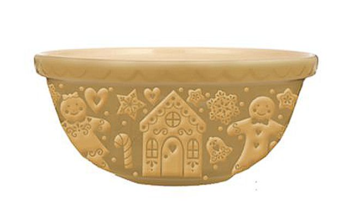 Mason Cash Gingerbread Mixing Bowl 9.75-Inch Beige