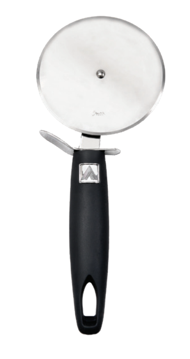 Vitantonio Stainless Steel 4" Blade Pizza Cutter with PP Soft Handle – 25cm
