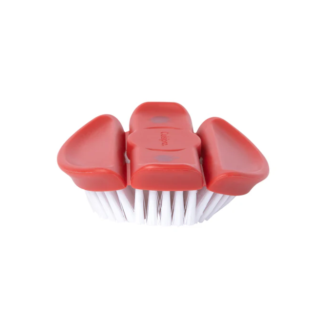 Cuisipro Vegetable Cleaning Brush – Soft Bristles – 3.5&quot; / 8.6 cm – Red Cuisipro by Kitchen Niche