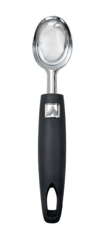 Vitantonio Stainless Steel Ice Cream Scoop with PP Soft Handle – 23cm by Kitchen Niche