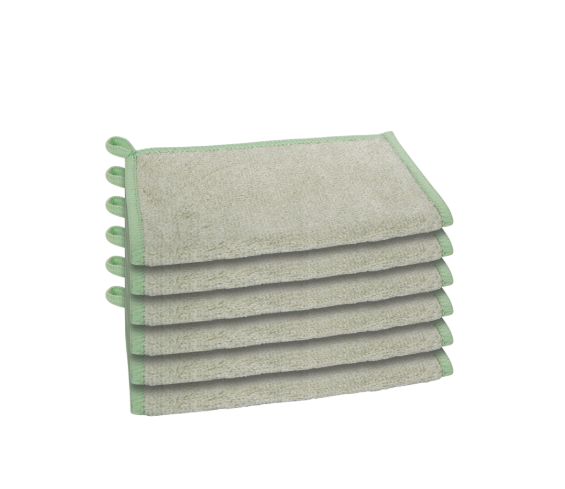 Oggi Set of 3 Sage Bamboo Kitchen Cloths Oggi by Kitchen Niche