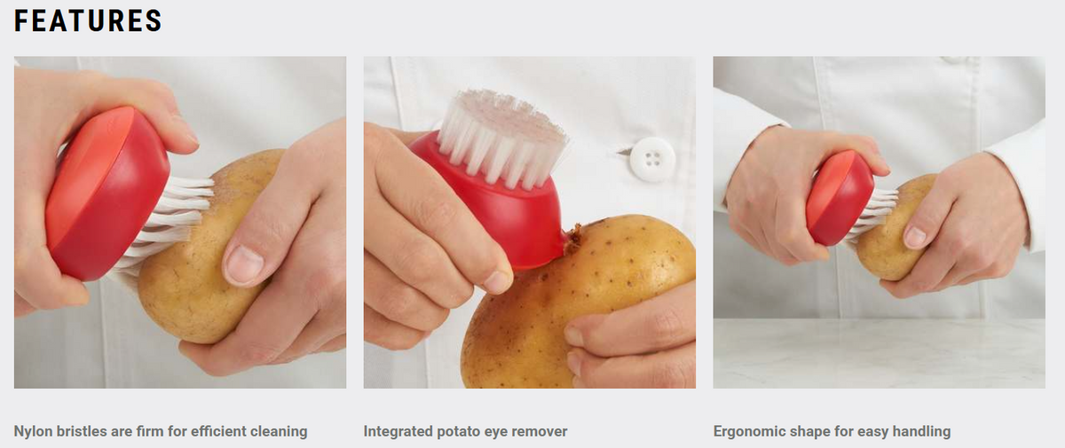 Trudeau Vegetable Brush Trudeau by Kitchen Niche