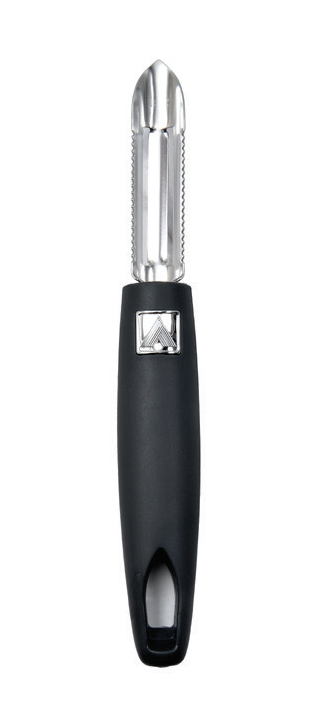 Vitantonio Stainless Steel Straight Vegetable Peeler with PP Soft Handle - 22cm