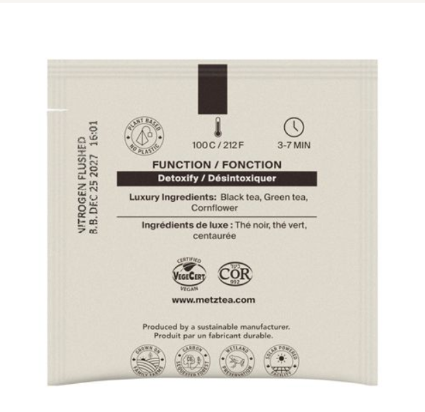 Metropolitan Tea Metz Orange Pekoe Tea – Box of 25 Teabags