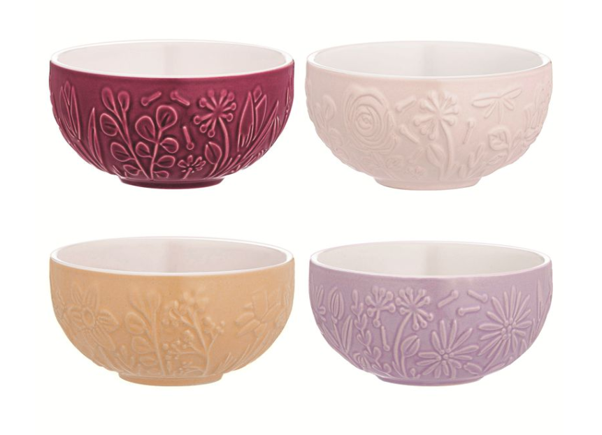 Mason Cash Meadow Mini Bowls Set of 4 Assorted