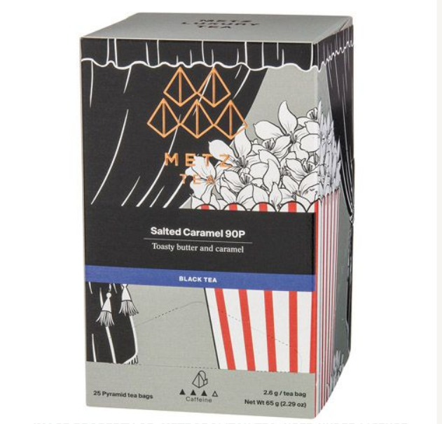 Metropolitan Tea Metz Salted Caramel Tea – Box of 25 Teabags