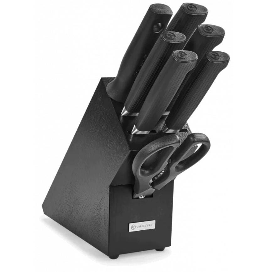 Wüsthof Partner Black Knife Block Set – 8 pcs.