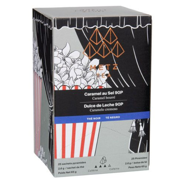 Metropolitan Tea Metz Salted Caramel Tea – Box of 25 Teabags