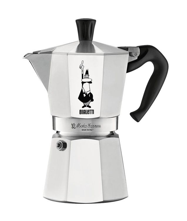 Bialetti Moka Express Stove Top Espresso Maker – 6 Cup