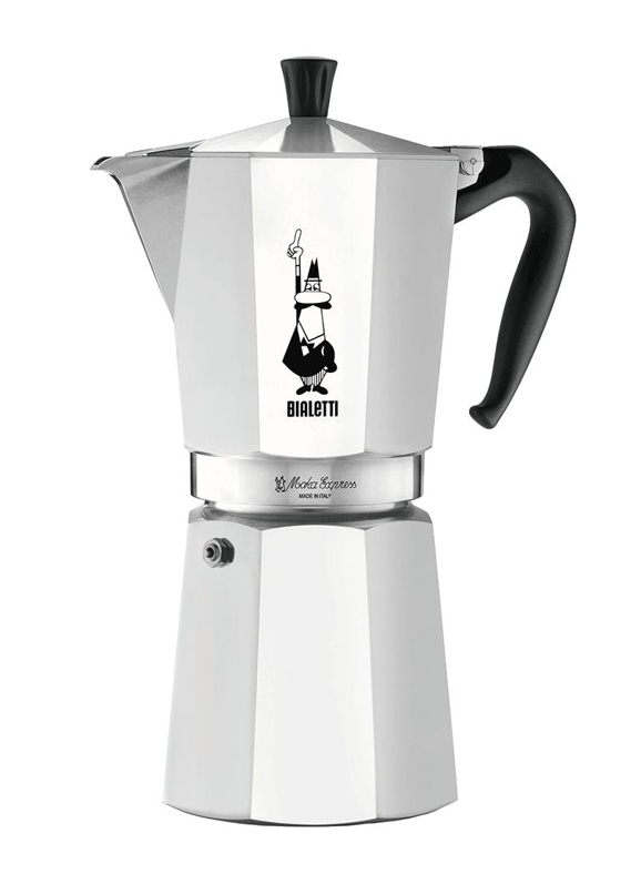 Bialetti Moka Express Stove Top Espresso Maker – 12 Cup