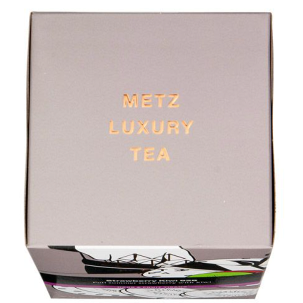 Metropolitan Tea Metz Strawberry Kiwi Tea – Box of 25 Teabags