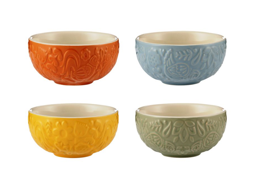 Mason Cash Roost Mini Bowls Set of 4 Assorted