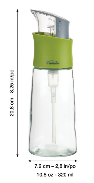 Trudeau Press & Measure Oil Bottle Trudeau by Kitchen Niche