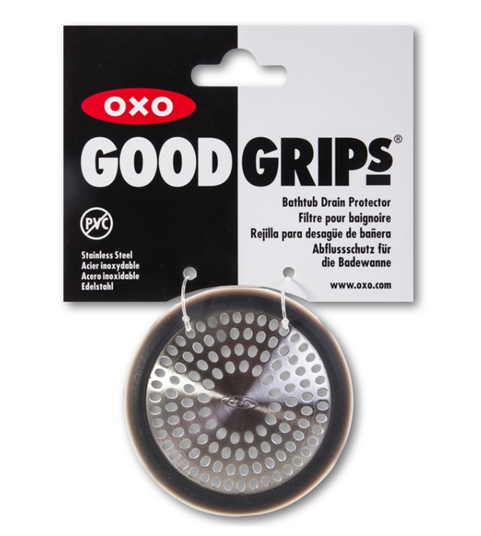 OXO Good Grips Bathtub Drain Protector Stainless Steel