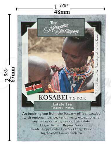 Metropolitan Tea Kosabei TGFOP Loose Leaf Black Tea 1.1 lbs
