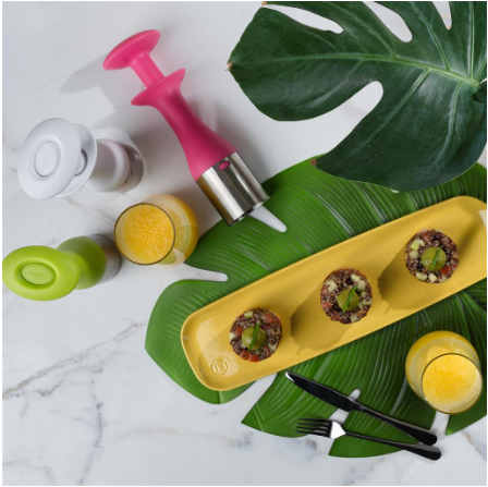 Cuisipro Ice Cream Scoop & Stack – 7.75" / 19.5 cm, Pink Cuisipro by Kitchen Niche