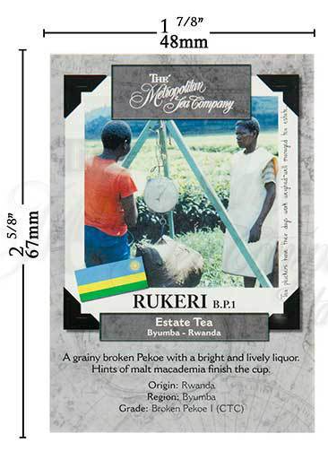 Metropolitan Tea Rukeri BP1 Loose Leaf Black Tea 1.1 lbs