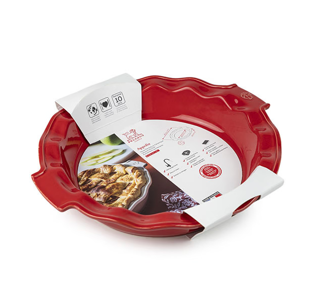Peugeot Ceramic Pie Dish – Red – 30 cm