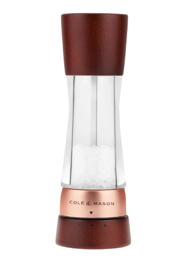 Cole & Mason Derwent Salt Mill – Chestnut Rose Gold – 7.5" / 19 cm by Kitchen Niche