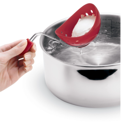 Cuisipro Egg Poacher – Set of 2, Silicone, Red Cuisipro by Kitchen Niche