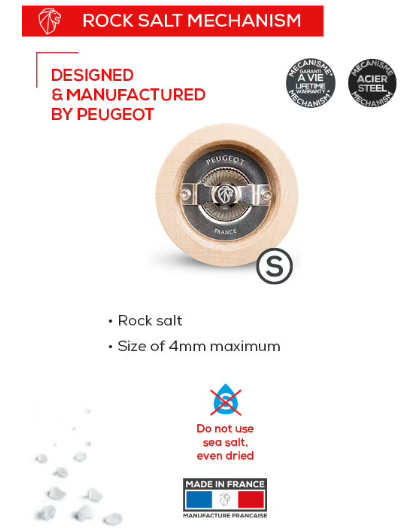 Peugeot Bistro Nature Black Pepper Mill by Kitchen Niche