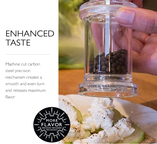 Cole & Mason 505 Classic Precision Pepper Mill – 5.5" / 14 cm by Kitchen Niche