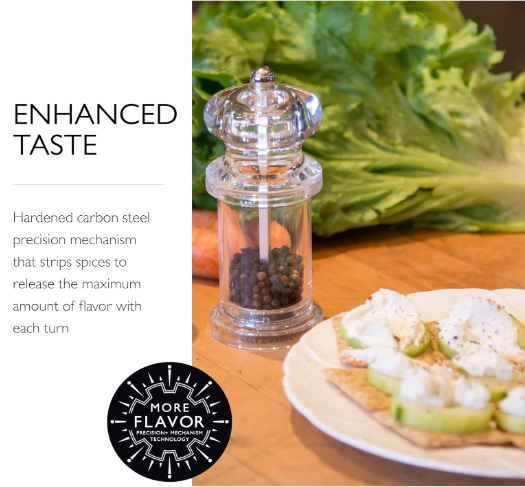 Cole & Mason 505 Classic Precision Salt & Pepper Mill Gift Set – 5.5" / 14 cm by Kitchen Niche