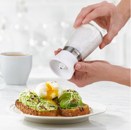 Trudeau Wave Salt Mill 6" Trudeau by Kitchen Niche