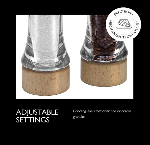 Cole & Mason Basics Wood Gift Set, 16.5 cm / 6.5" by Kitchen Niche