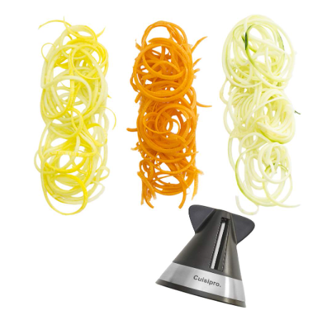 Cuisipro Spiral Cutter – Set of 2 (Red & Black), Each Ø 74 x 70 mm Cuisipro by Kitchen Niche