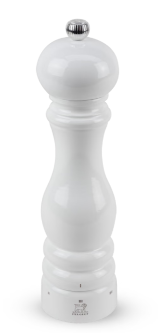 Peugeot Paris U’Select White Lacquer Salt Mill - 23 cm / 9"
